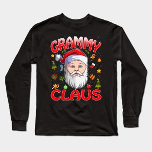 Grammy Santa Claus Christmas Matching Costume Long Sleeve T-Shirt